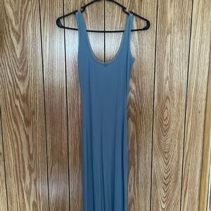 Skims soft lounge scoop neck lace dress